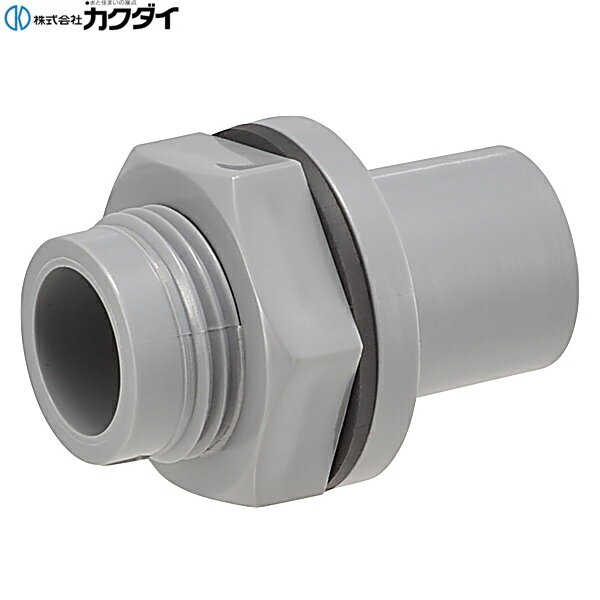カクダイ [KAKUDAI] 571-750-20 はさみ込みソケット ●はさみ込み厚18ミリ 材質: PVC、CRKAKUDAI 571 750 20