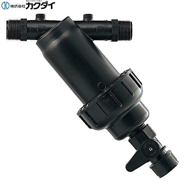 カクダイ [KAKUDAI] 575-902-120 Y型ストレーナー(コックつき) ●潅水用末端散水器具のゴミ詰まりを防止 ●キャップを外し、先端のコックを開いて内部のゴミを取除けます。 ●中・大規模潅水用 材質: PPKAKUDAI 575 902 120