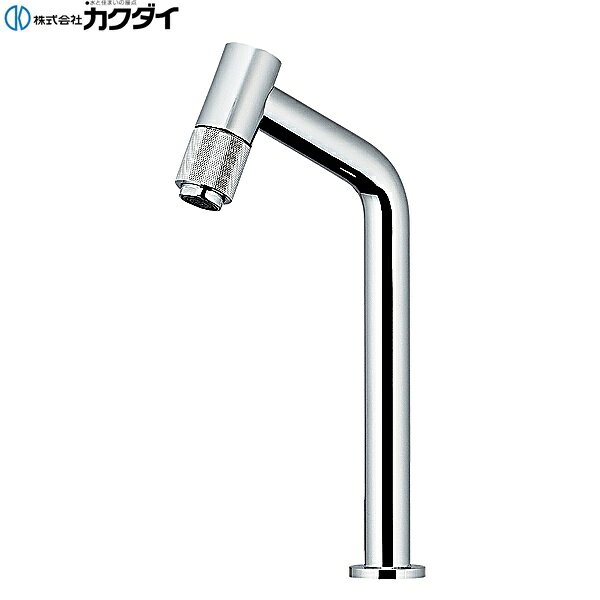 カクダイ [KAKUDAI] 716-080B-CH 立水栓(トール) ●取付穴径22~28ミリ・厚5~35ミリ ●先端部をまわして吐水、止水 ●ハンドルが吐水部に近く、洗いやすいので衛生的に保てます。 ●先端金具取付ネジM24×1.0KAKUDAI 716 080B CH