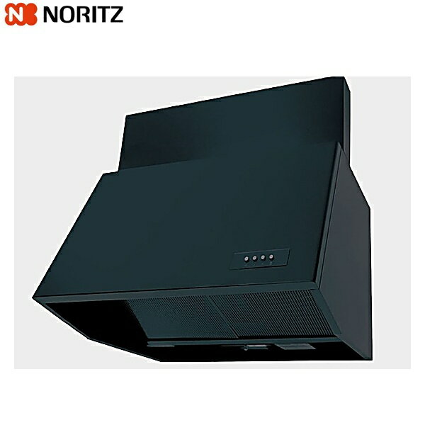 NFG7B07BA ノーリツ レンジフード ブーツ型 シロッコファン 75cmタイプ ブラック 前幕板300mm 送料無料