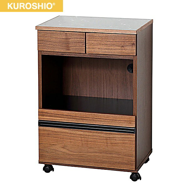 23737 クロシオ KUROSHIO コンパクトレンジワゴン ブラウン 送料無料
