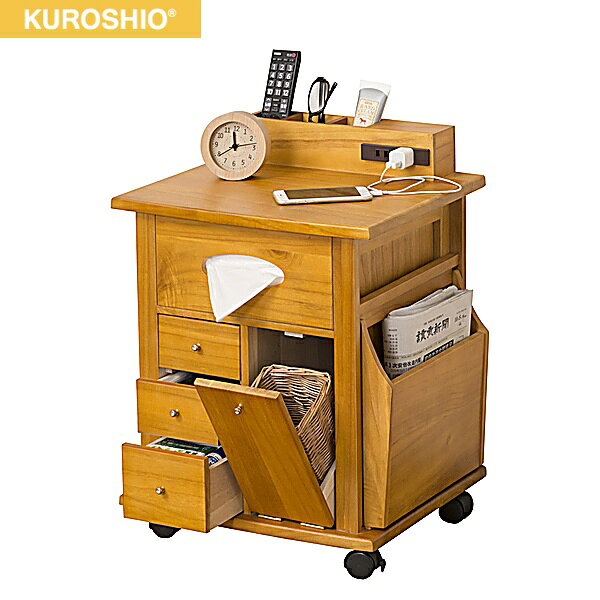64837 クロシオ KUROSHIO すっ桐ナイトワゴン 送料無料