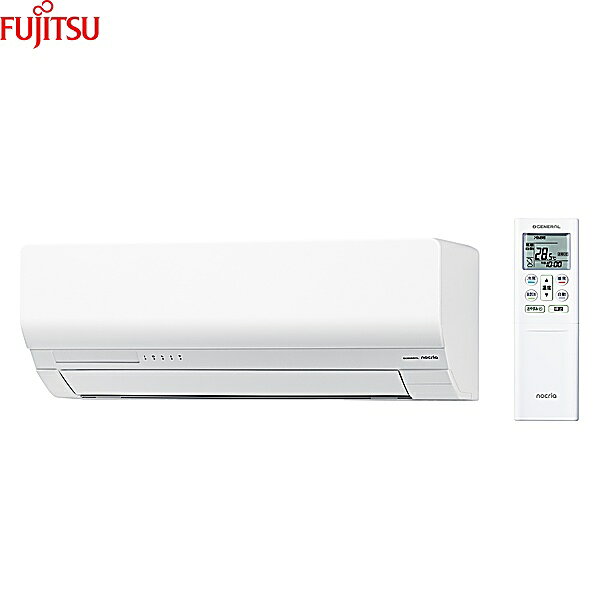 富士通ゼネラル [FUJITSU] ルームエアコン AS-W716T2W 「ノクリア」Wシリーズ 2026年モデル 室内機 AS-W716T2W 室外機 AO-W716T2 リモコン 適用畳数: おもに23畳用 電源: 単相200V 50/60Hz 冷房能力: 7.1kW 室内機寸法: 高さ298mm 幅799mm 奥行348mm 室外機寸法: 高さ716mm 幅820mm 奥行315mmFUJITSU AS W716T2W