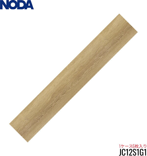 Floor Materials - JC12S1G1 1ケース ノダ NODA カナエル Cデザイン オークグレージュ色 6枚入(1坪) フローリング材 送料無料