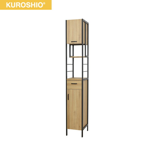 Rakuten - 23374 クロシオ KUROSHIO アート 食器棚 30-200 モダンナチュラル 組立式 送料無料