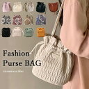 送料無料★レビュー特典あり★ファッションバッグ ショルダーバッグ 綺麗めバッグ お洒落バッグ bag 軽量 使いやすい 肩掛け カラーバッグ レディース 女の子 女性 おしゃれ かわいい 巾着 巾着バッグ 丸底 丸底バッグ プリーツ 母の日 大人気 プレゼント 無料ラッピング