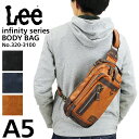 Lee バッグ メンズ Lee ボディバッグ メンズ ブランド リー infinity インフィニティ 320-3100 ワンショルダーバッグ 斜め掛けバッグ レディース 男女兼用 通勤 旅行 アウトドア レジャー トラベル 合皮 合成皮革 オシャレ カジュアル 人気 鞄 カバン かばん バッグ