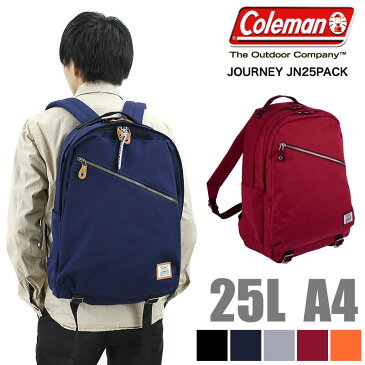 Coleman コールマン JOURNY ジャーニー JN25PACK レインカバー付き 雨カバー リュック リュックサック デイパック バックパック 軽量 25L JNデイパック A4 PC収納 普段使い アウトドア ブランド メンズ レディース ユニセックス 男女兼用 通学 通勤 送料無料