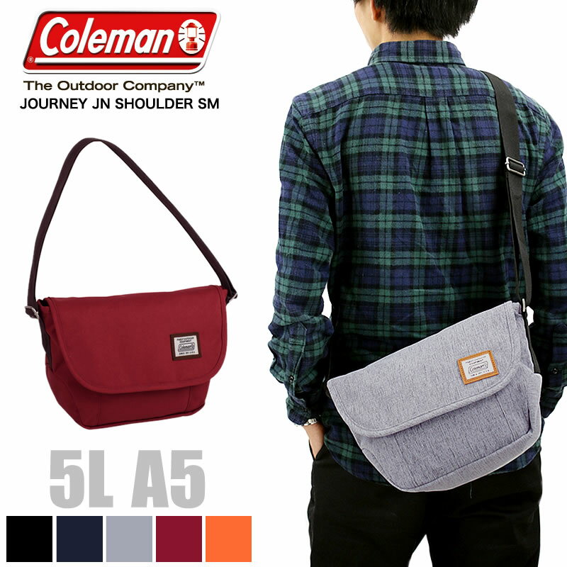 コールマン バッグ メンズ コールマン ショルダーバッグ メンズ Coleman JOURNY ジャーニー JNSHOULDERSM フラップショルダーバッグ 斜め掛けバッグ ミニメッセンジャーバッグ 軽量 5L A5 普段使い タウン フェス アウトドア ブランド レディース ユニセックス 男女兼用 送料無料