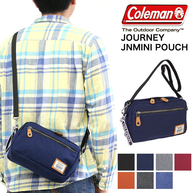 【新色追加】 Coleman コールマン JOURNEY ジャーニー JN MINI POUCH JNミニポーチ ショルダーポーチ ショルダーバッグ ミニショルダー メンズ レディース 斜めがけバッグ かわいい 普段使い レジャー 旅行 アウトドア JNMINIPOUCH