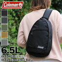 コールマン ウエストポーチ メンズ コールマン ボディバッグ Coleman WALKER ウォーカー SLINGBAG スリングバッグ ボディバッグ 斜め掛け メンズ レディース キッズ アウトドア タブレット 軽量 大容量 おしゃれ 普段使い デイリー トラベル 旅行 ワンショルダー 6.5L A5 あす楽