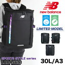 ニューバランス リュック 30L 大容量 2024 新作 限定モデル new balance メンズ レディース ボックスリュック 通学 バッグ 女子 男子 お...
