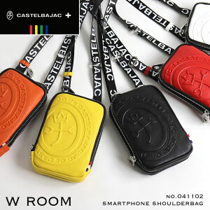 カステルバジャック スマホショルダー 2ROOM 041102 CASTELBAJAC Porter ポルテ WROOM スマホポーチ スマートフォンショルダーバッグ スマホケース ショルダー 縦型 メンズ 男性 ユニセックス 大人 ブランド オシャレ ミニマリスト 送料無料