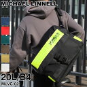 マイケルリンネル ショルダーバッグ メンズ ブランド MICHAEL LINNELL メッセンジャーバッグ 大きい MLVC-02 斜め掛けバッグ 20L 大容量 B4 軽量 レディース 男女兼用 通学 通勤 旅行 トラベル フェス アウトドア オシャレ カジュアル 人気 鞄 カバン かばん バッグ