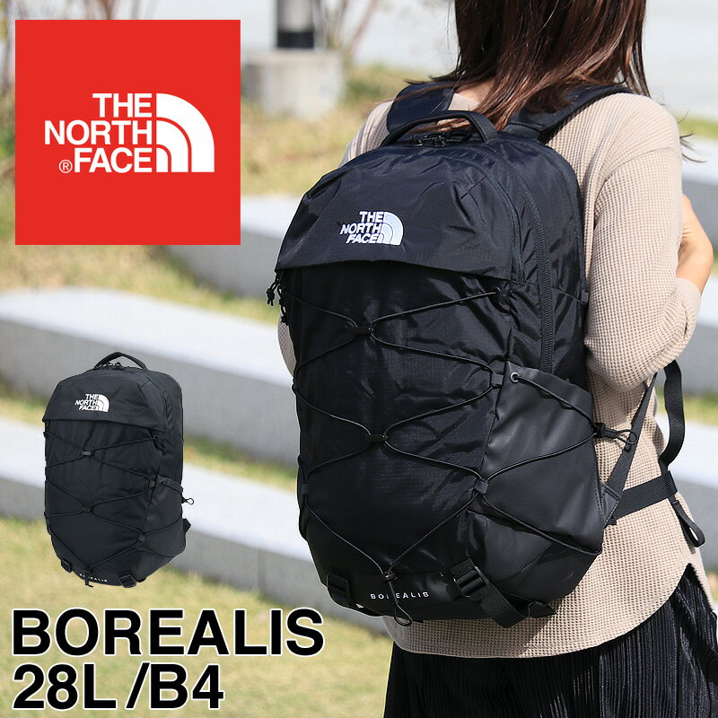 【2021年10月新入荷】リュック ザ ノースフェイス 28L THE NORTH FACE BOREALIS ボレアリス リュックサック ブランド レディース メンズ NF0A52SE PC収納 多機能 デイパック 大容量 バックパック ブラック 人気 通勤 通学 女子 男子 高校生 大学生 黒 父の日 プレゼント