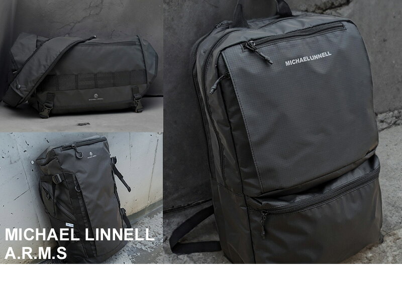 【2026年6月入荷】マイケルリンネル リュック Slim 3-Way Bag メンズ デイパック ...