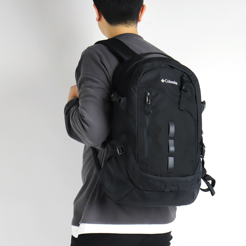 コロンビア リュック 大容量 レディース リュックサック Columbia PEPPER ROCK 30L BACKPACK ペッパーロック30Lバックパック PU8711 デイパック 撥水 オムニシールド デイリー 通勤 通学 アウトドア 旅行 アウトドア B4 PC収納 メンズ 大学生 高校生 ブランド 人気 3