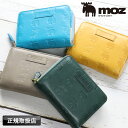 【2025年7月入荷】モズ moz 財布 レディース 二つ折り財布 irregular カード入れ 折財布 札入れ 小銭入れ サイフ ウォレット メンズ 人気 グッズ 通勤 ハーフウォレット ブランド おしゃれ かわいい ヘラジカ エルク 北欧 レザー 牛革 本革 革小物 国産ソフトレザー ギフト