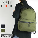 イズイット バッグ リュック デイパック メンズ ブランド IS/IT MILIST ミリスト リュックサック 大容量 B4 バックパック 撥水 軽量 軽い 9...