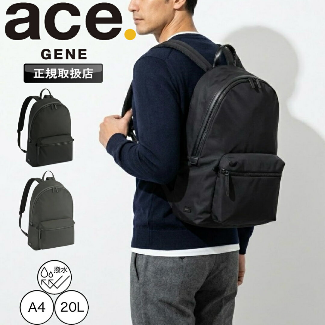 乐天商城 - 【2026年5月入荷】エースジーン ace.GENE エース ビジネスリュック PC 出張 キャリーオン 20L ACE レノウ バックパック デイパック ビジネス ビジネスバック A4 2気室 シンプル リクルート フレッシャーズ 通学 通勤 ブランド 正規品 20102