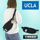 【2025年5月入荷】UCLA ユーシーエルエー ボディバッグ ワンショルダーバッグ 軽量 軽い 肩掛け 斜め掛け 小さめ ブランド レディース メンズ 通勤 通学 おしゃれ かわいい カジュアル かばん 鞄 くま クマ 人気 アメカジ ラバーチャーム付き 黒 ブラック 440-112