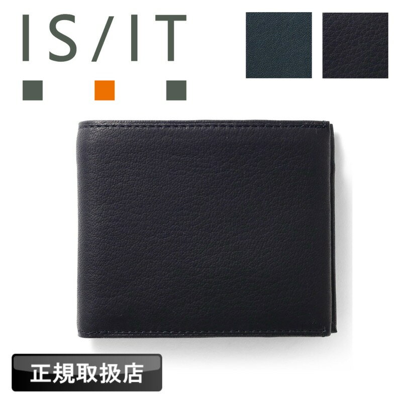 乐天商城 - イズイット 二つ折り財布 メンズ ブランド IS/IT ディア2 多収納 財布 シンプル 革 レザー 鹿革 革小物 軽量 折財布 札入れ 小銭入れ 普段使い シンプル 営業 通学 旅行 トラベル ビジネス カジュアル おしゃれ 上品 通勤 レディース 人気 正規品 988602