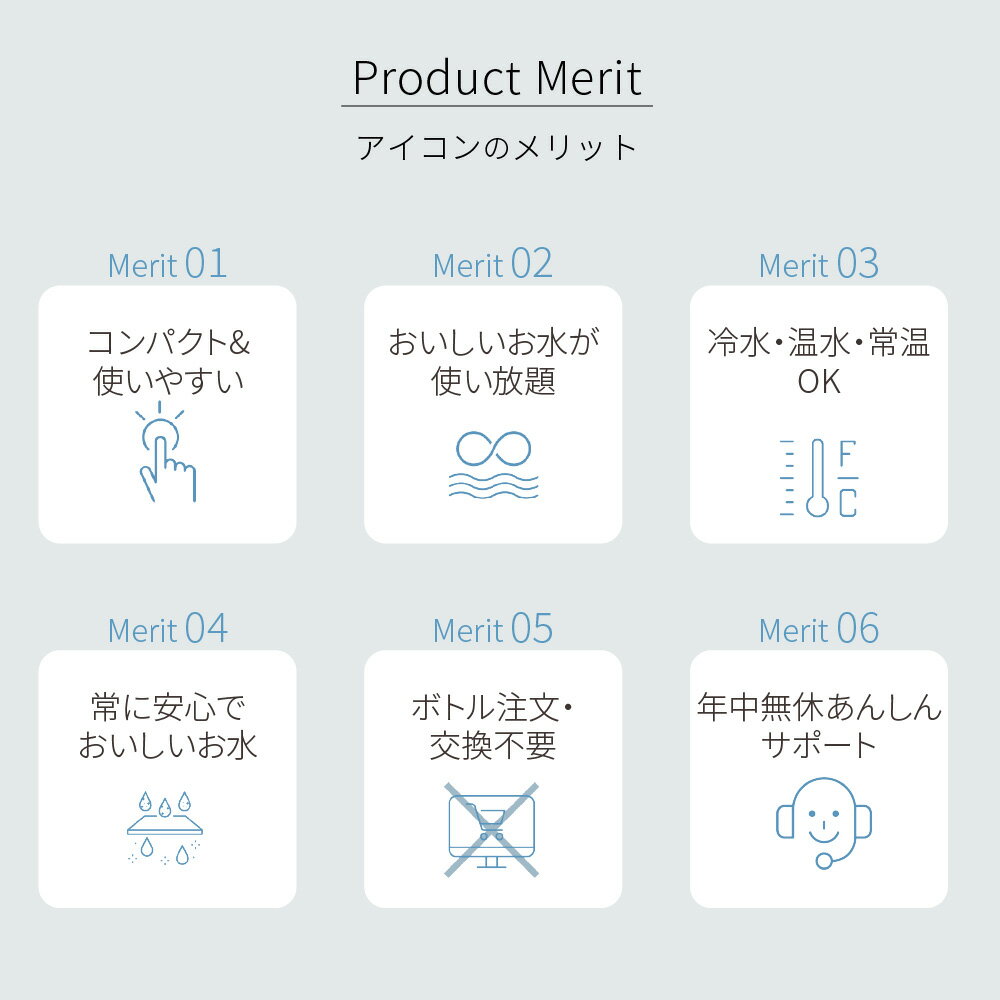 【12か月レンタル】水道直結ウォーターサーバー ウォータースタンド 浄水器 本体 水 ペットボトル不要 卓上 ラック コンパクト 浄水サーバー 熱中症対策 水分補給 ナノシリーズ アイコン icon