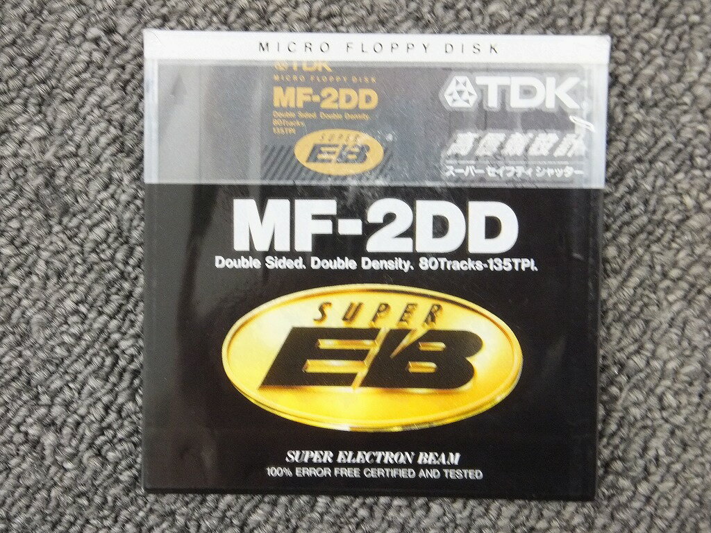 ブランド名ティーディーケー TDK商品名【未使用・未開封】 2DD フロッピーディスク 1枚パック 　MF-2DD-SEB 商品説明※消耗品に付き製品保証はありません。コンディションレベルN（未使用品）コンディションの備考【全体】未使用品の状態ですが、買取商品の為、完全な新品ではございません。その為、箱や本体に多少の汚れなどが見られる場合がございます。(減額済)。配送方法宅配便商品番号hod109332357在庫お問合せ先【ワットマンテック横須賀堀ノ内店】　046-820-2870【ご注意】当社オンラインショップ以外で情報、商品写真、画像、文章等を無断で転用しているページは偽サイトであり当店とは一切関係がございませんのでご注意ください。接続先のURLをご確認ください。楽天市場URL：https://www.rakuten.co.jp/楽天市場商品ページ：https://item.rakuten.co.jp/●●●《ティーディーケー》TDK【未使用・未開封】 2DD フロッピーディスク 1枚パック MF-2DD-SEB m1065633786