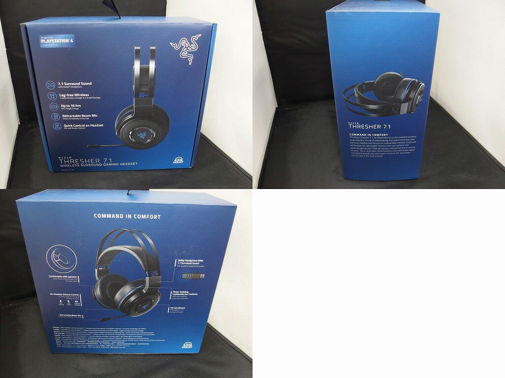 レイザー Razer 【訳あり品】ワイヤレスゲーミングヘッドセット Thresher 7.1 RZ04-02230100-R3M1 【中古】