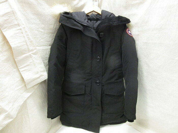 【楽天スーパーSALE特別値下げ！！】カナダグース CANADA GOOSE BRONTE PARKA ダウンジャケット レディース ブラック 2603JL 【中古】