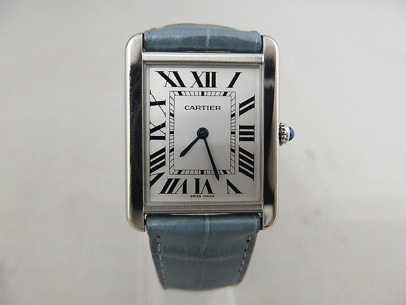 カルティエ Cartier タンクソロ/クオーツ/レディース/純正ベルト/レザー 2715 【中古】