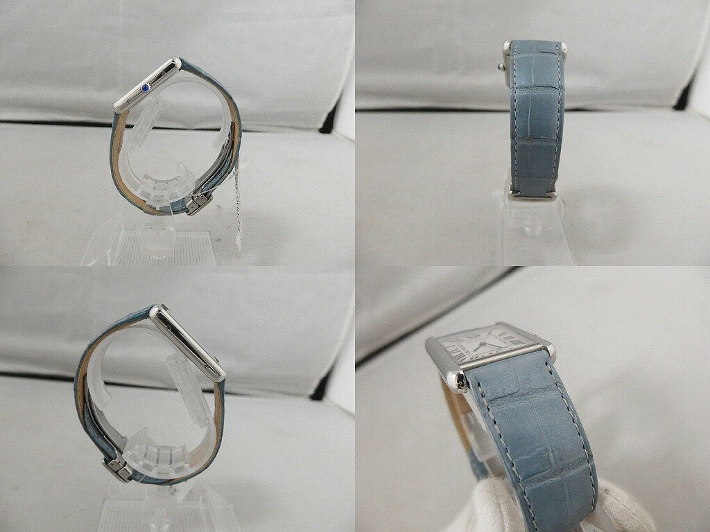 カルティエ Cartier タンクソロ/クオーツ/レディース/純正ベルト/レザー 2715 【中古】