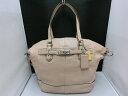 コーチ COACH レザー 2WAYバッグ トートバッグ ショルダーバッグ レディース ベージュ 17847 【中古】