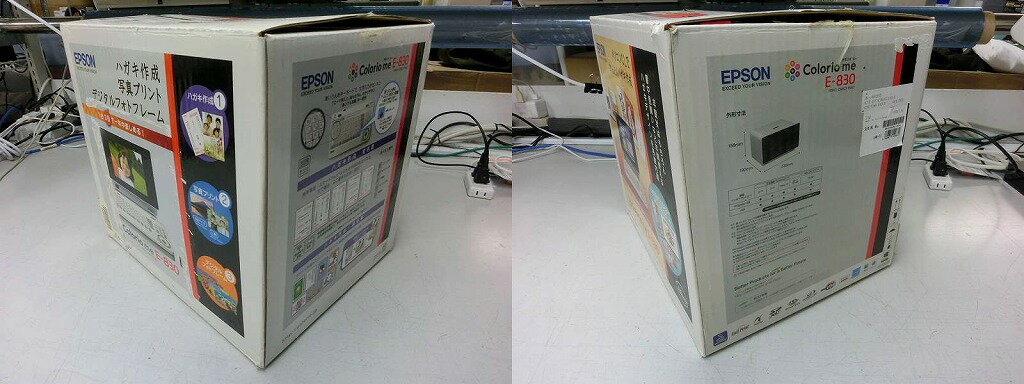 エプソン EPSON 【ジャンク品】フォトプリンター カラリオ ミー 宛名達人 E-830 【中古】