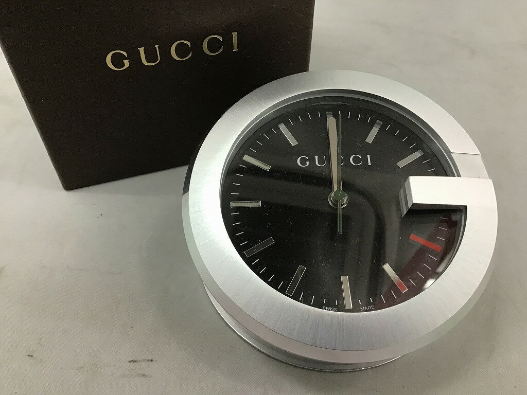 【期間限定セール】グッチ GUCCI Gラウンドテーブルクロック 210 【中古】