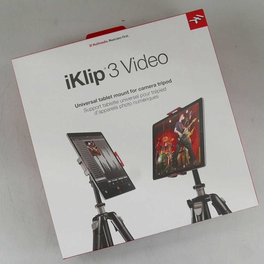 【未使用】 IK Multimedia iKlip3 Video 三脚 タブレットマウント ホルダー