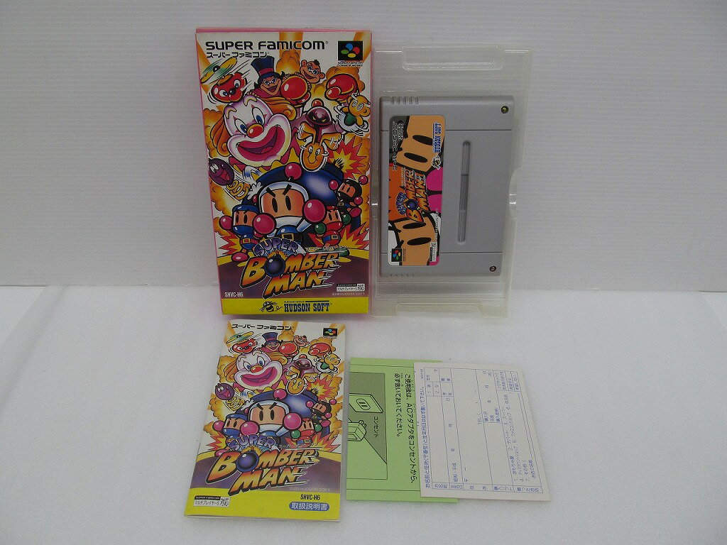 【期間限定セール】ハドソン HUDSON SOFT スーパーファミコン スーパーボンバーマン 【中古】