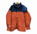 ザノースフェイス THE NORTH FACE SKI PATROL 80S ジャケット 表記サイズ:M オレンジ×ネイビー 【中古】