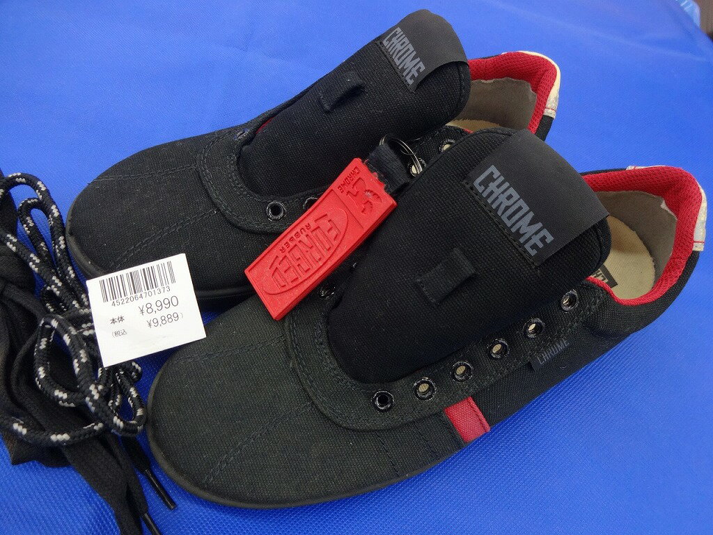 【全品ポイント10倍!要エントリー】【期間限定セール】クロム CHROME TEXTILE UPPER MADE IN THAILAND ブラック×ブラック 0...