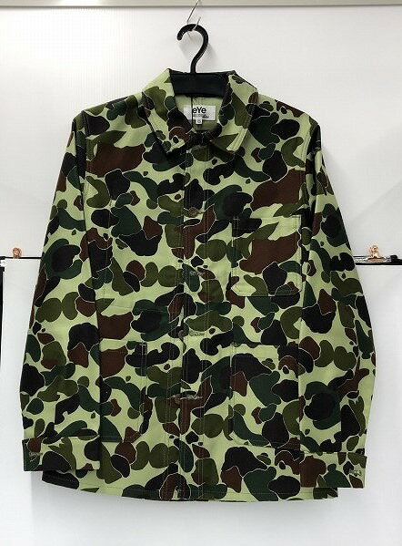 eye JUNYA WATANABE COMME des GARCONS MAN カモフラ柄カバーオール 迷彩 WF-J907-100-1-1 【中古】