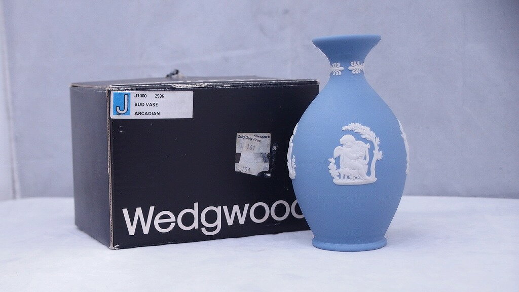 ウェッジウッド WEDGWOOD 一輪挿し ジャスパー 【中古】