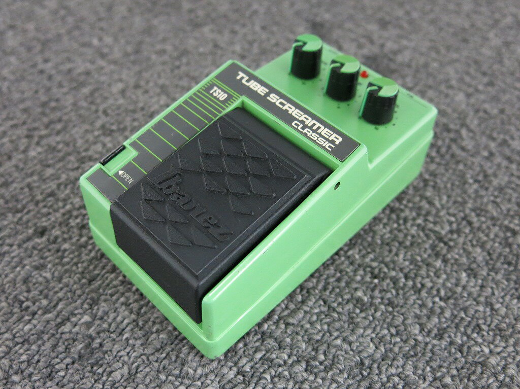 【5/15(水)全品ポイント10倍！！当日要エントリー！！】【期間限定セール】アイバニーズ Ibanez TS-10 TUBE SCREAMER CLASSIC オペアンプ JRC4558D MADE IN TAIWAN 【中古】