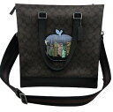 【期間限定セール】コーチ COACH グラハムシグネチャースカイラインアップルトート ダークブラウン/ブラック C6634 【中古】
