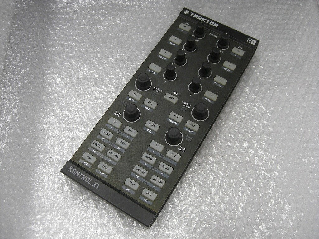 【期間限定セール】ネイティブインストゥルメンツ NATIVE INSTRUMENTS 【ジャンク品】 MIDIコントローラー TRAKTOR KONTROL X1 【中古】