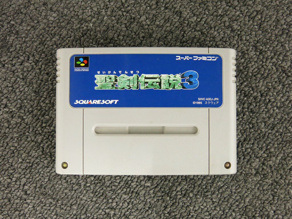 【期間限定セール】スクウェアソフト SQUARESOFT SFCソフト 聖剣伝説3 ソフト、取説のみ 【中古】