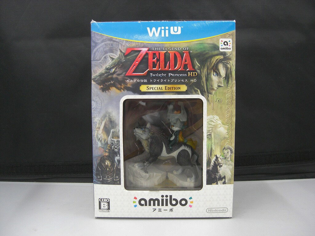 【欠品有り】 ニンテンドー Nintendo amiibo ゼルダの伝説 トワイライトプリンセス HD SPECIAL EDITION WUP-R-AZAJ 【中古】