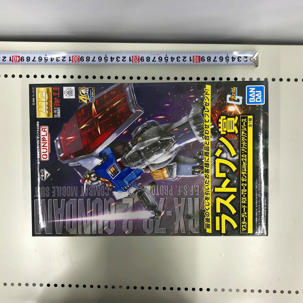 【期間限定セール】バンダイ BANDAI 一番くじラストワン賞 マスターグレード RX-72-2 ガンダムVer.2.0 ソリッドクリアバース 【中古】