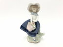 リヤドロ LLADRO 置物 陶器人形 きれいな花ばかり 女の子 花 【中古】