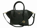 【期間限定セール】マイケルコース MICHAEL KORS AVRIL トップジップ サッチェル ブラック 30F2G4VS3L 【中古】