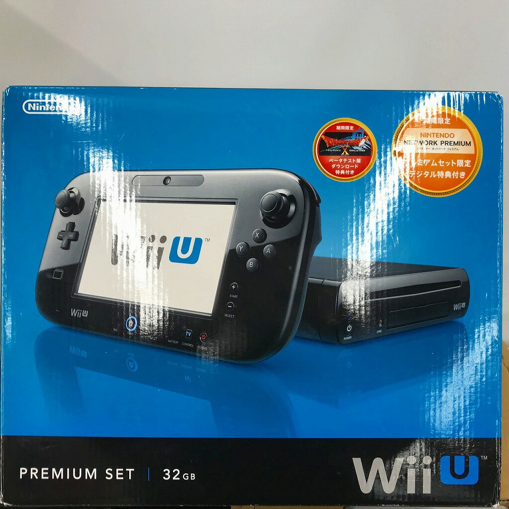 【ご注意】商品は店頭・他ネットショップでも販売しておりますので、ご注文をいただいても売り切れの場合がございます。ご了承ください。ブランド名ニンテンドー Nintendo商品名Wii U WUP-S-KAFCカラー・柄ブラック 商品説明PREMIUM　SET、動作確認、初期化済みです。ダウンロード・デジタル特典はありません。付属品本体ACアダプター、GamepatACアダプター、充電器スタンド、プレイスタンド、本体縦置きスタンド※主な付属品を記載するようしております。中古品の特性上、全ての付属品の正確な記載が難しいため詳細は掲載の写真にてご確認ください。付属品は写真にて【全て】掲載しておりますコンディションレベルB（並品）コンディションの備考【全体】目立つ箇所や場所にキズや擦れ・汚れなどが見当たり、素材自体のコンディション劣化の見られる商品ですが、まだお使い頂ける商品です。※お客様のご都合による返品は受け付けておりません。※目立つキズ、汚れ等は写真等で記載するよう心がけておりますが、中古品の特性上、細かいキズ・汚れ等を全ては表記できません。表記コンディションをご理解のうえ、ご購入くださいませ配送方法宅配便商品番号had126571281在庫お問合せ先【ワットマンテック 本厚木店】　046-244-6204【ご注意】当社オンラインショップ以外で情報、商品写真、画像、文章等を無断で転用しているページは偽サイトであり当店とは一切関係がございませんのでご注意ください。接続先のURLをご確認ください。楽天市場URL：https://www.rakuten.co.jp/楽天市場商品ページ：https://item.rakuten.co.jp/●●●《ニンテンドー》NintendoWii U ブラック WUP-S-KAFC p1116131402